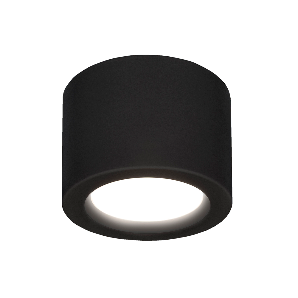 Накладной потолочный светодиодный светильник
DLR026 6W 4200K черный матовый