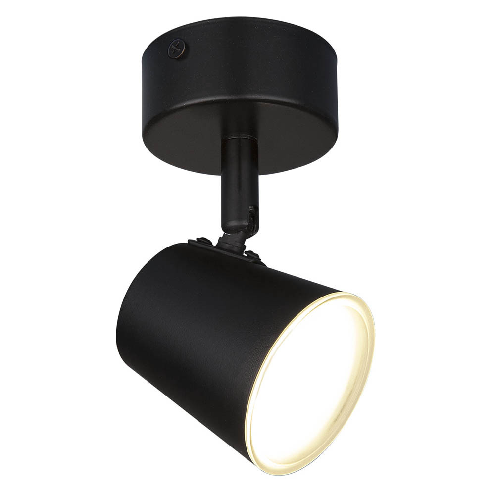 Настенно-потолочный светодиодный светильник
DLR025 5W 4200K черный матовый